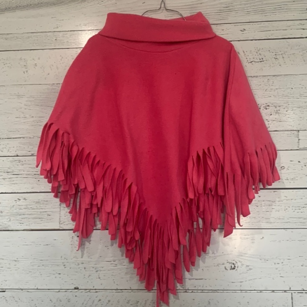 MKM Designs Pink Poncho Cape Size OS